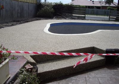 Exposed Aggregate Concreting - Pool Surrounds