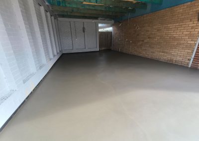 Exposed Concreting - Garage