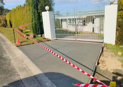Exposed Concreting Driveway