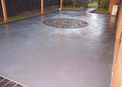 Exposed Concreting - Car Port