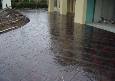 Exposed Concreting - Stamped Concrete