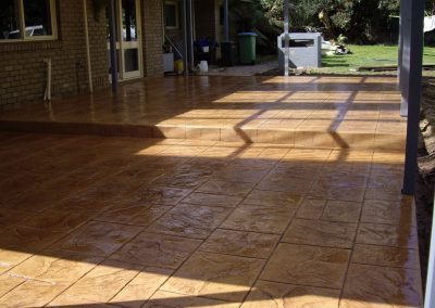 Exposed Concreting - Stamped Concrete
