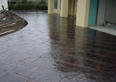 Exposed Concreting - Stamped Concrete
