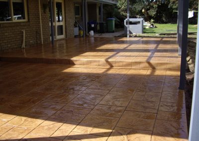 Exposed Concreting - Stamped Concrete