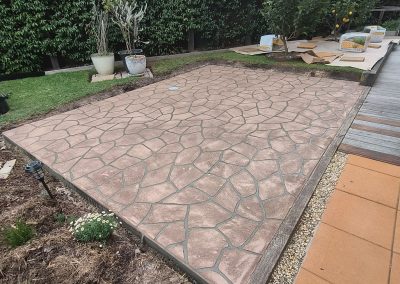 Stencilled Concreting