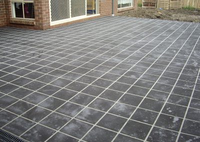 Stencilled Concreting
