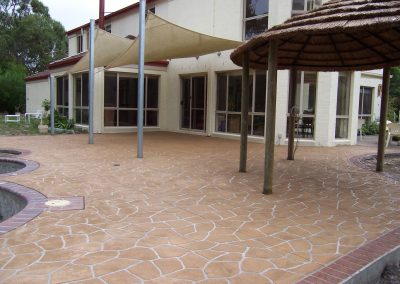 Stencilled Concreting