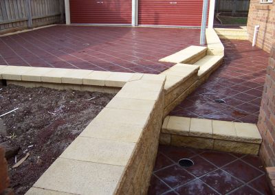 Stencilled Concreting