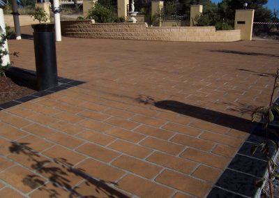 Stencilled Concreting