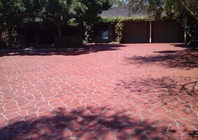 Stencilled Concreting